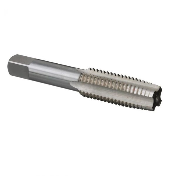 Tap America Straight Flute Hand Tap, Series TA, Imperial, 3410 Thread, Taper Chamfer, 4 Flutes, HSS, Bright, T/A54838 - main